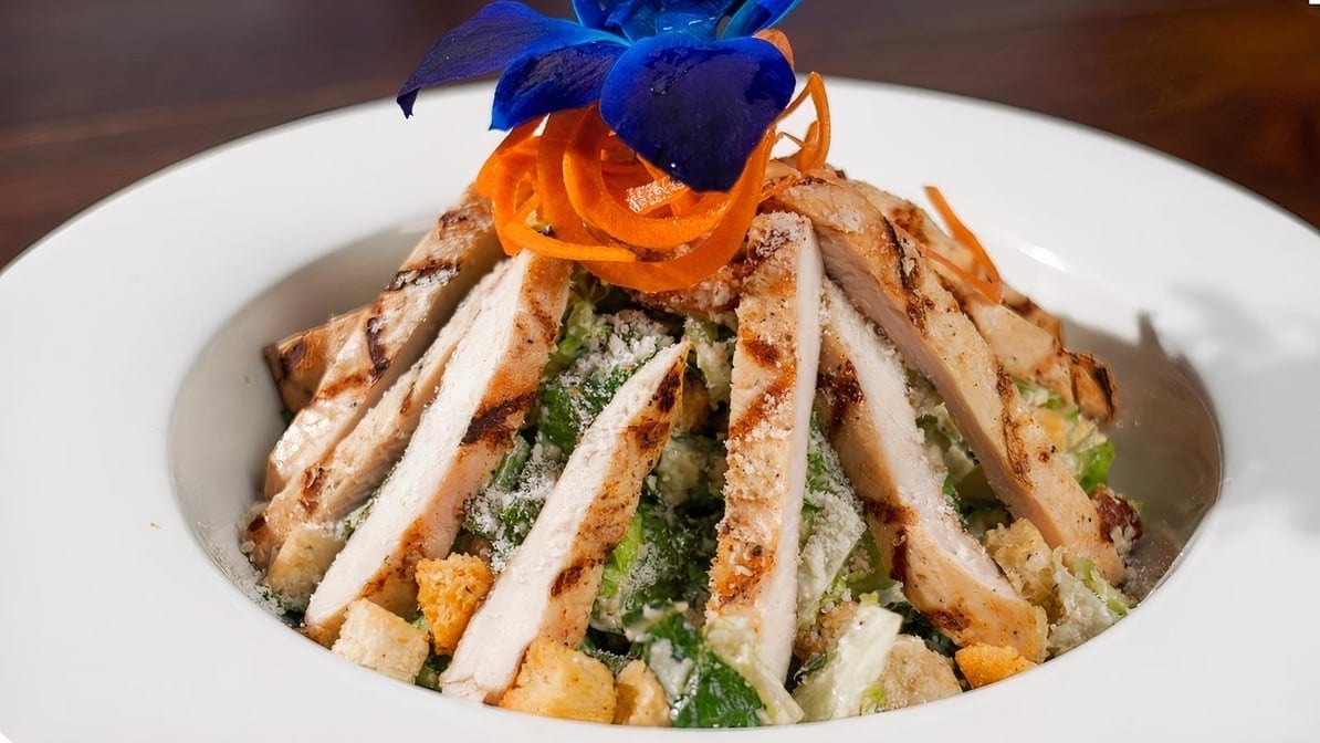 Traditional Caesar Salad.