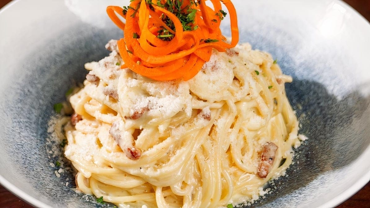 Pasta Carbonara.
