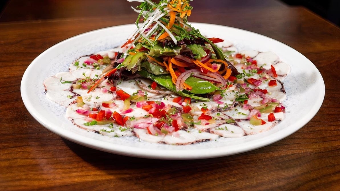Carpaccio De Pulpo.