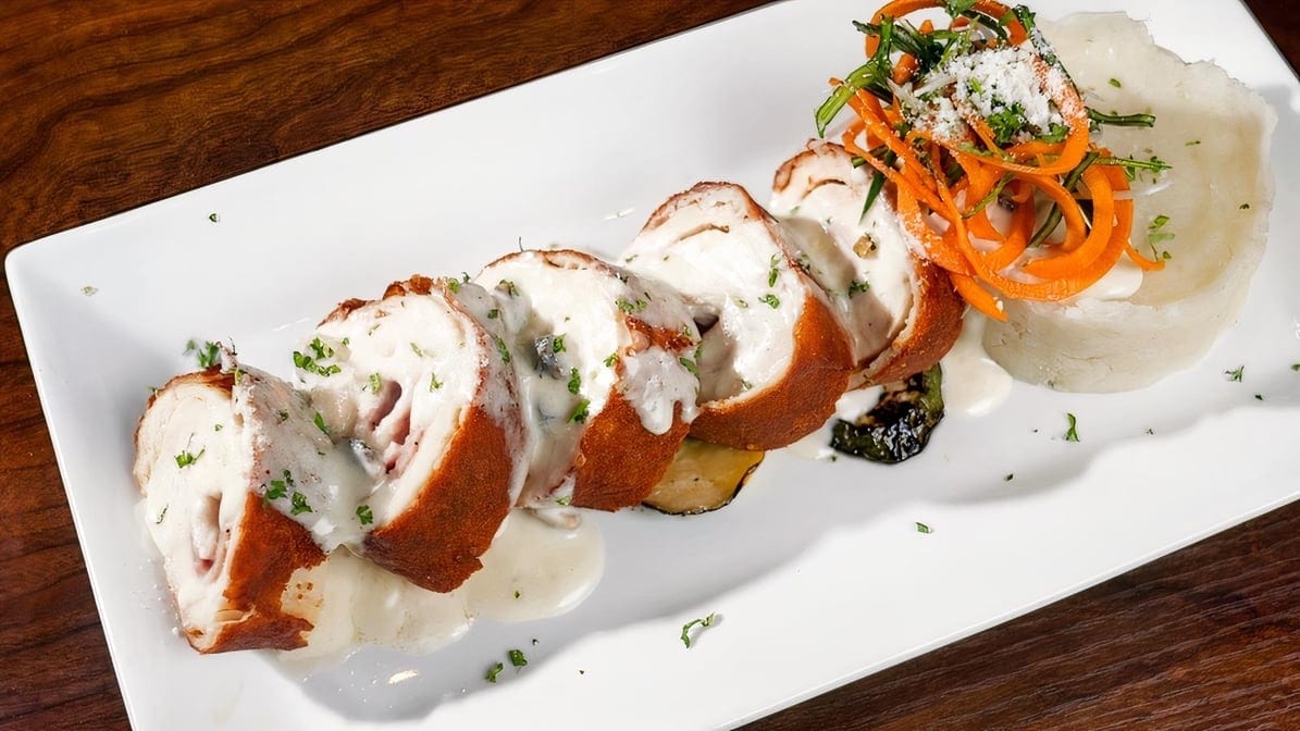 Chicken Cordon Bleu.