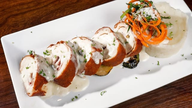 Chicken Cordon Bleu.