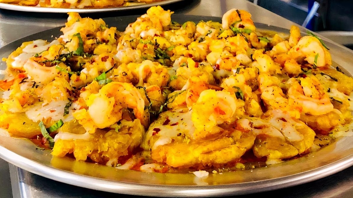 Camaron Sanchez Pizza.