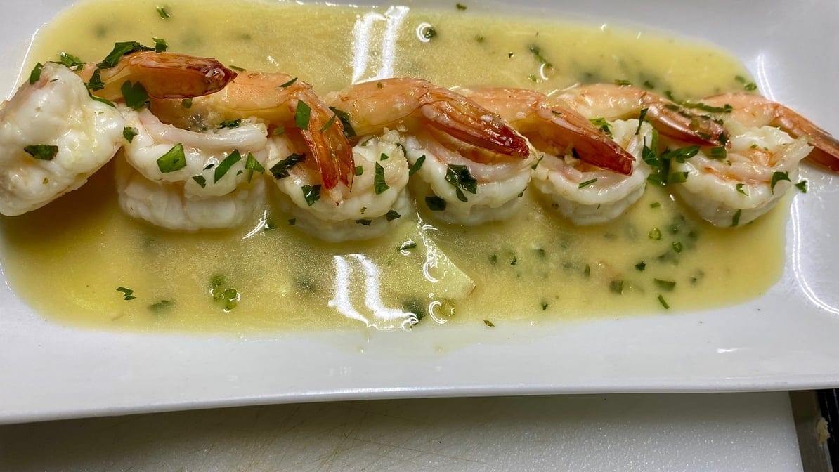 Garlic Shrimp.